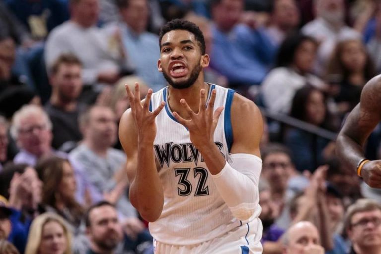 Karl Towns realiza doble-doble en victoria Wolves 2 Karl Towns realiza doble-doble en victoria Wolves