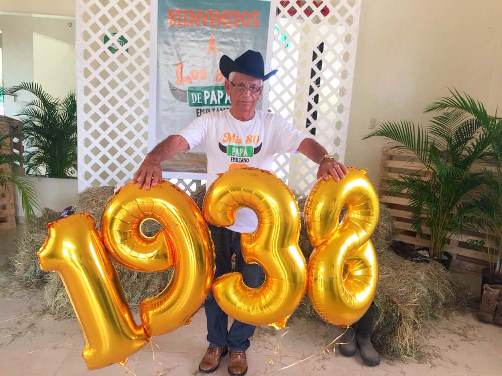 Celebran 80 años al profesor Emiliano Rodríguez 1 Emiliano Rodriguez Almonte cumpleanos 1
