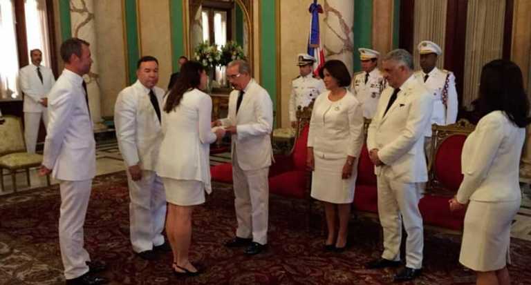 Presidente Danilo Medina recibe cartas credenciales de siete nuevos embajadores en RD