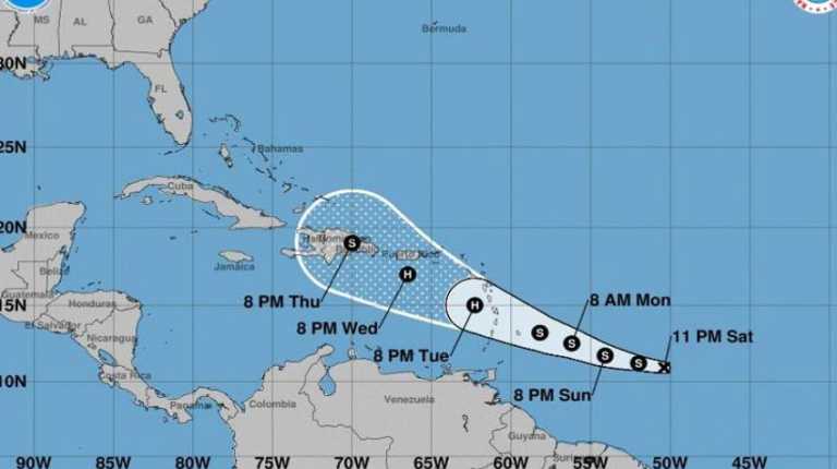 Riesgo de impacto directo de Dorian contra RD y PR se ha incrementado 3 Riesgo de impacto directo de Dorian contra RD y PR se ha incrementado
