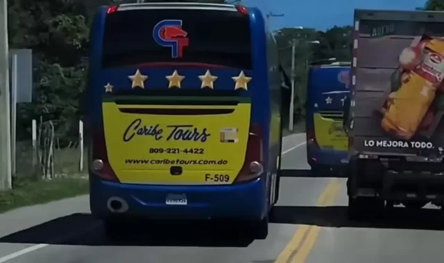 (Vídeo) ¿Qué dirá Caribe Tours, el Intrant, Digesett y Turismo sobre este video? 1 caribe tours e1680018651132
