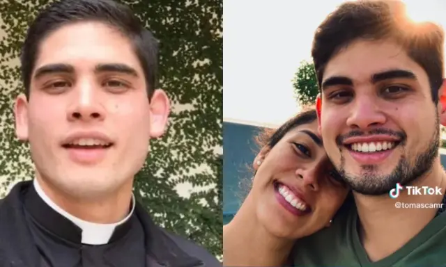 (Vídeo) Monja y sacerdote dejaron los hábitos luego de enamorarse mutuamente 1 monja sacerdote