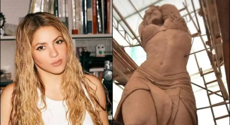 Shakira reacciona al levantamiento de una estatua en su honor 1 Shakira estatua FE