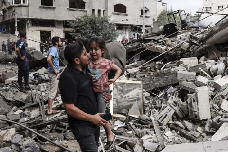 Al menos 198 palestinos muertos y más de 1,600 heridos por ataques israelíes en Gaza