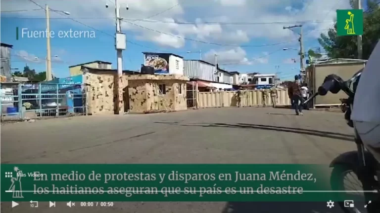 Cierran puerta en Dajabón por protesta en ciudad haitiana de Juana Méndez