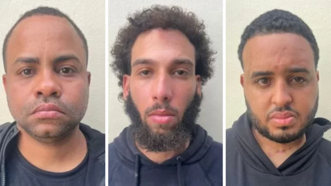 Capturan a tres miembros de una organización criminal puertorriqueña intentando ingresar a RD en yola 1 apresados e1713645667595