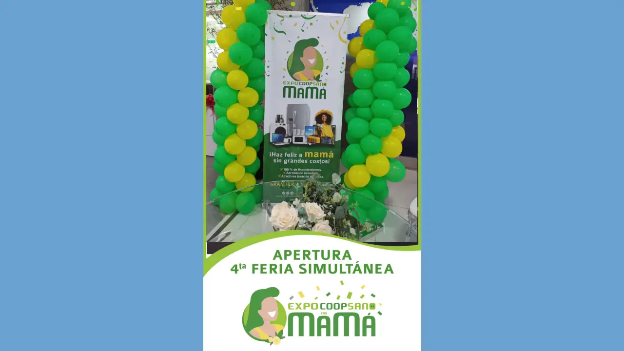 COOPSANO apertura 4ta feria simultánea “Expo Coopsano con Mamá” 2
