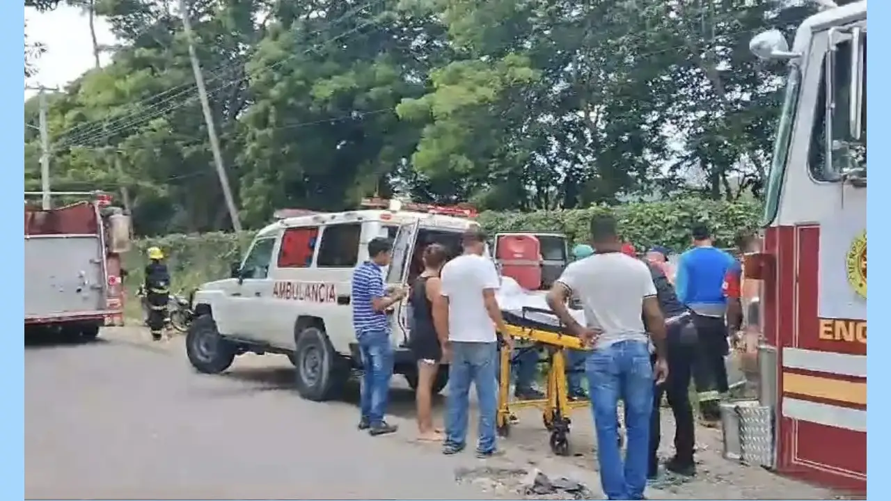Herido ambulancia tiroteo FE