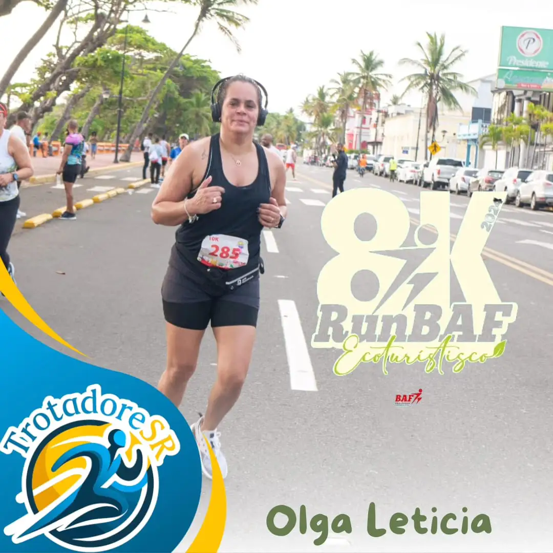 TrotadoreSR: viajan a “8K RunBAF” - Bonao 4 Leticia Bonao