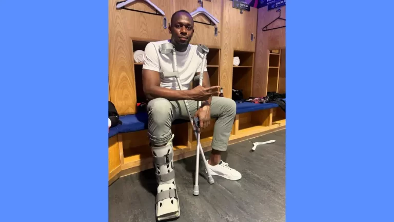 Usain Bolt se rompe el tendón de Aquiles en un partido benéfico en Londres