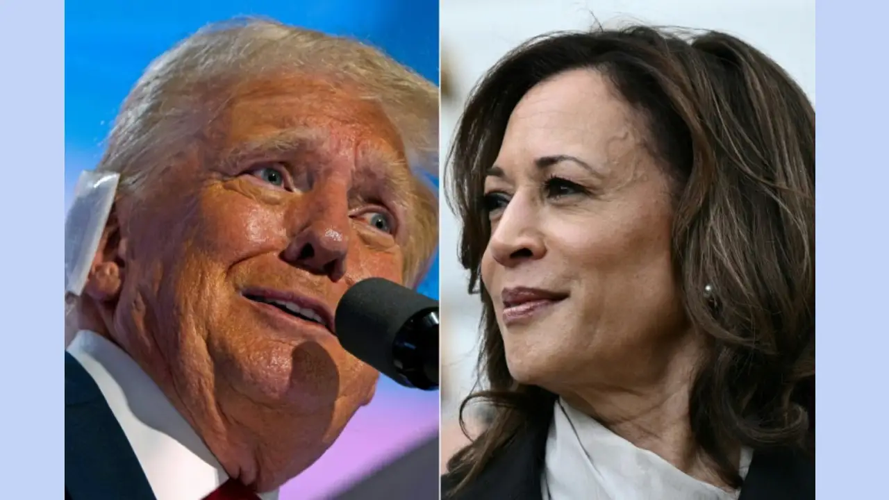 Donald Trump y Kamala Harris FE