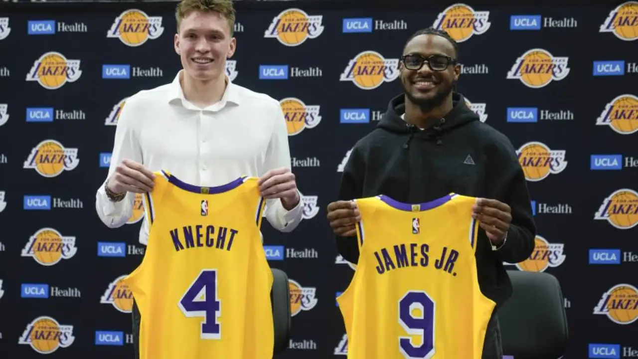 Draft Angeles Lakers Dalton Knecht y Bronny James FE