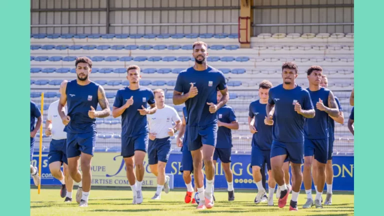 Equipo fútbol dominicano con buen ánimo en último entrenamiento antes de jugar contra España en JJOO