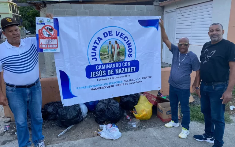 Video – Junta de Vecinos “Caminando con Jesús de Nazaret” inicia campaña contra vertederos improvisados