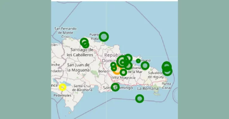 Al menos 22 temblores en República Dominicana en las últimas 48 horas