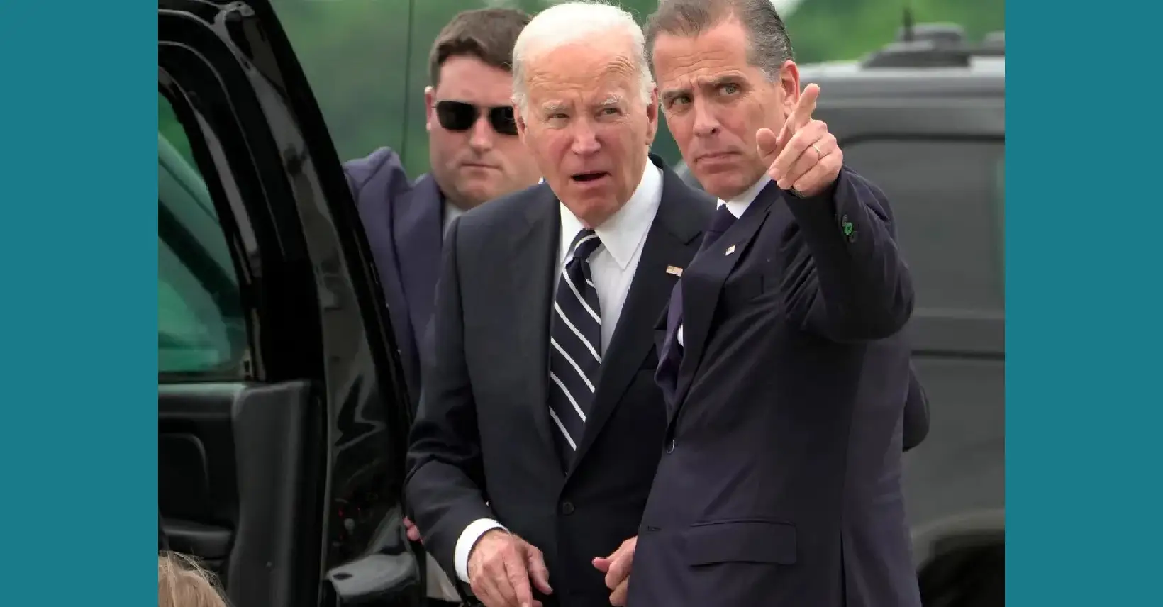 Joe Biden y Hunter Biden hijo