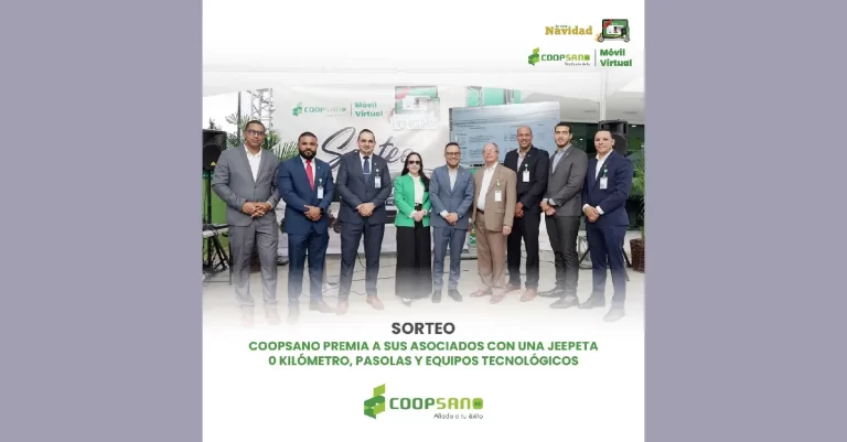 COOPSANO premia a sus asociados con una jeepeta 0 kilómetro, pasolas y equipos tecnológicos