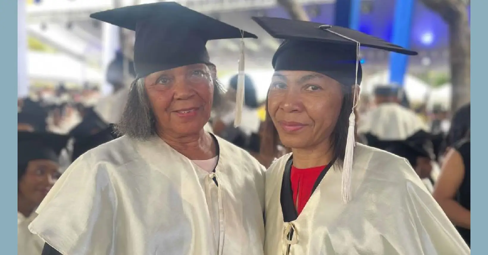Leoncia Rodriguez e Hipolita Nova graduacion UASD FE
