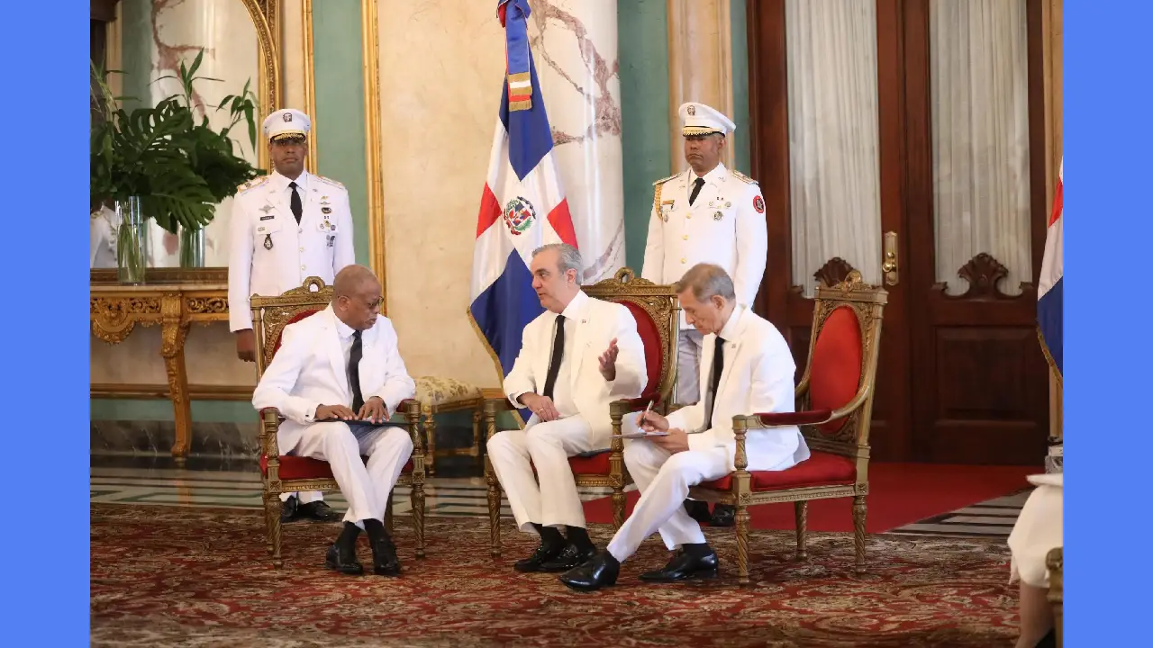 Nuevo embajador de Haití: No vamos interferir migración RD 1 Emmanuel Fritz Longchamp y Abinader FE