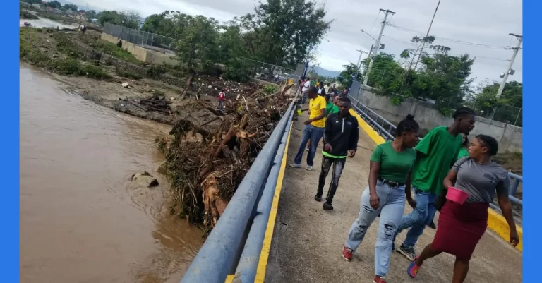 Daños y desapariciones en Juana Méndez, Haití desbordamiento río 3 Daños y desapariciones en Juana Méndez, Haití desbordamiento río