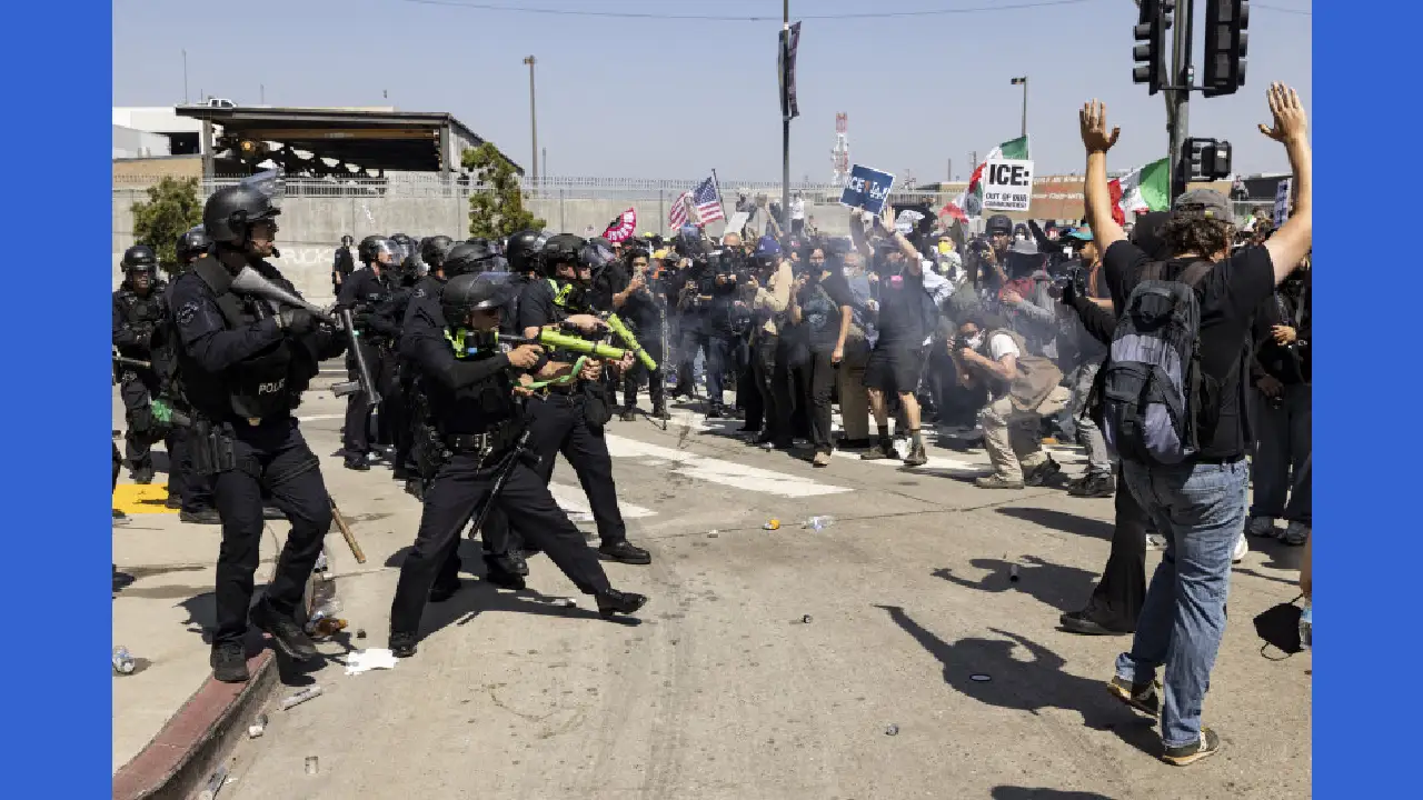 EE.UU. desplegará 700 Marines en Los Ángeles 1 Marine Angeles Trump FE