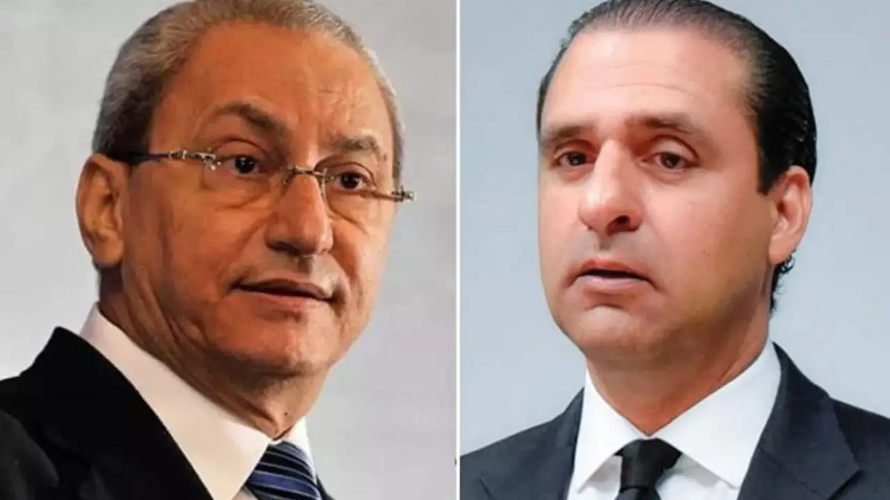 El expresidente de la SCJ, Jorge Subero Isa (1997-2011), y el vicepresidente ejecutivo de Finjus, Servio Tulio Castaños Guzmán. (DIARIO LIBRE/ARCHIVO)