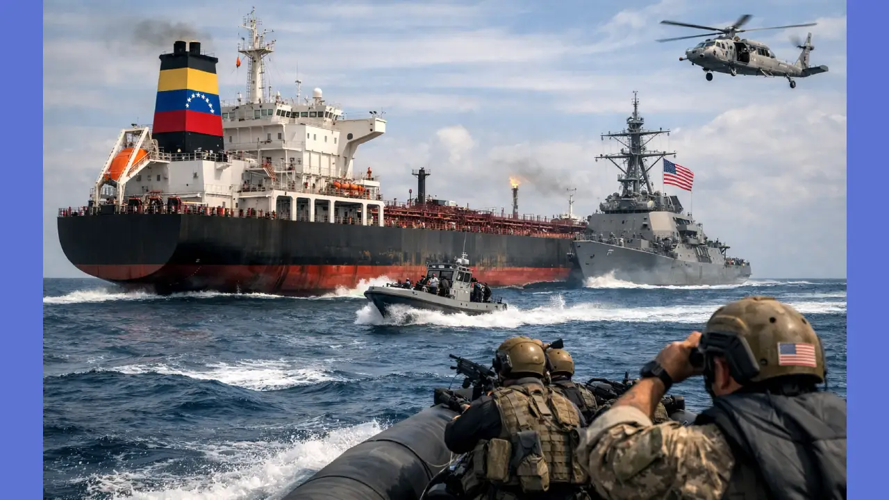 EE.UU. intercepta otro buque con petróleo venezolano en aguas internacionales 1 EE. UU. intercepta otro buque con petróleo venezolano en aguas internacionales. | Foto: SabanetaSR