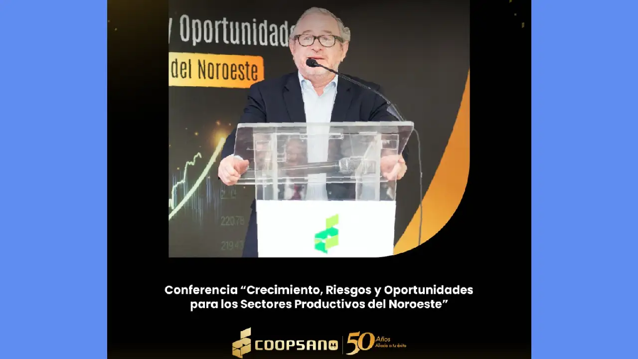 Coopsano en el marco de su 50 Aniversario realizó Magistral Conferencia sobre Desarrollo Productivo Regional 2 Guarocuya Félix - economista