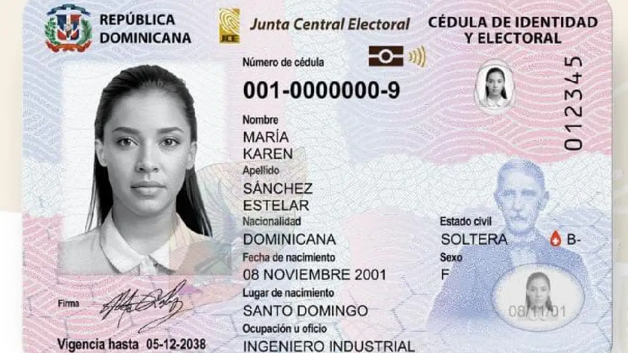cédula con chip