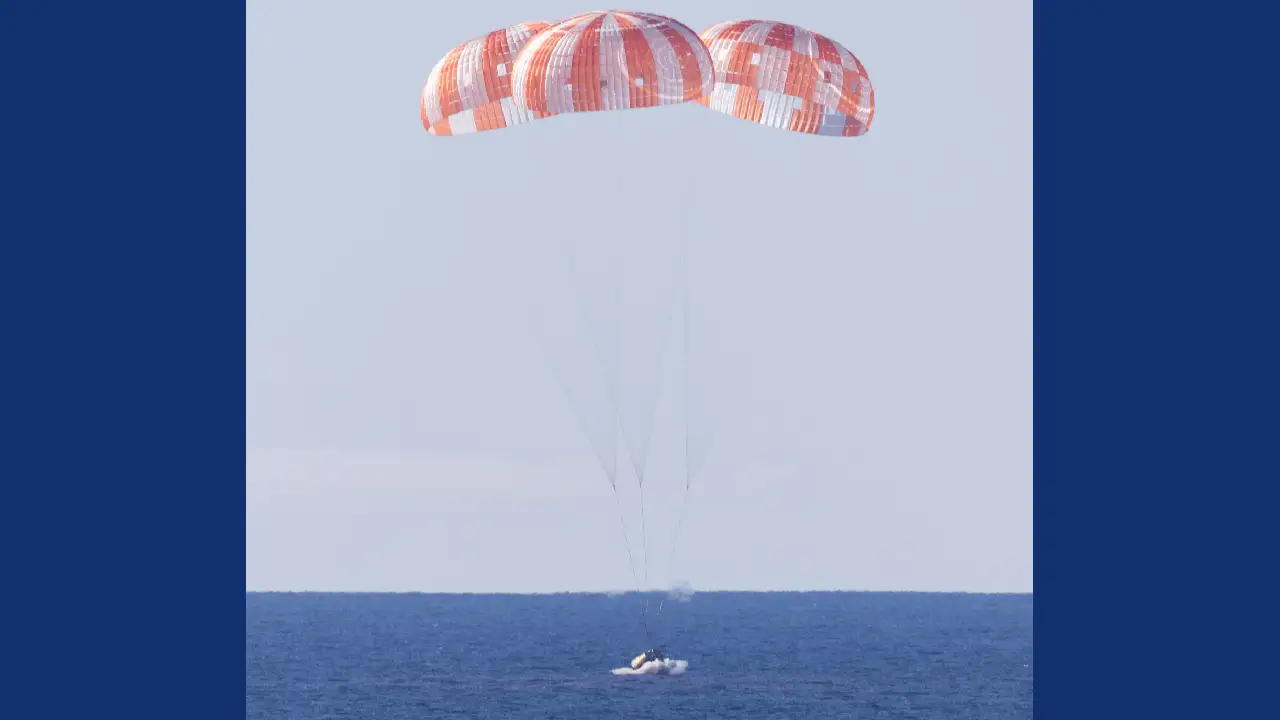 Astronautas regresan a la Tierra tras histórica misión lunar de la NASA 1 misión lunar NASA