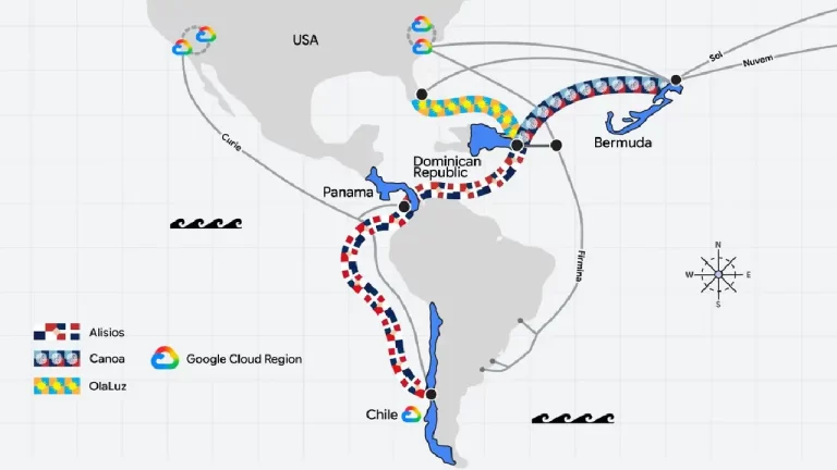 Google anuncia tres cables submarinos que conectarán a RD con América y Europa 25 cables submarinos