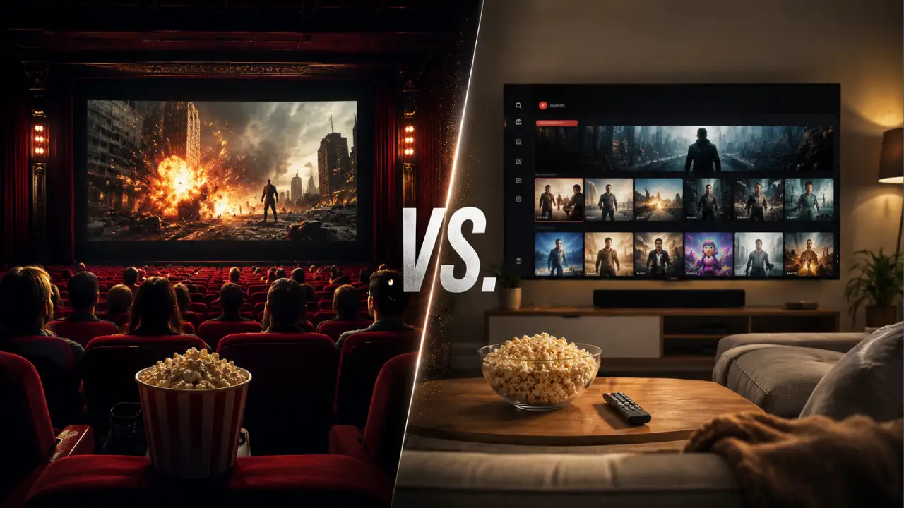 ¿Perdió el cine la batalla contra Netflix o cambió el público? 1 cine vs Netflix