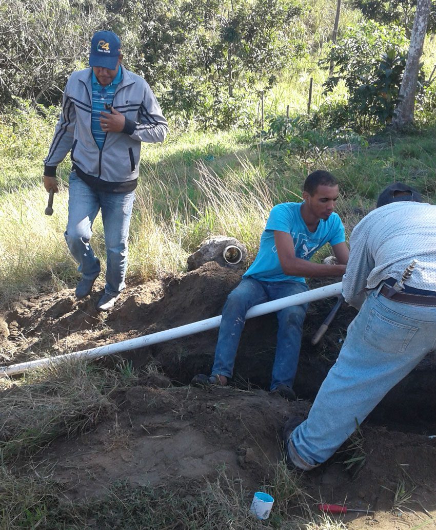 Tuberia agua Mata Jobo 2