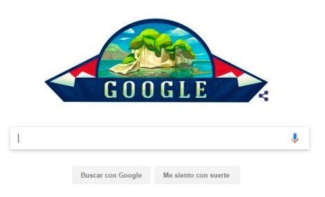 Google le rinde homenaje a la Independencia Nacional