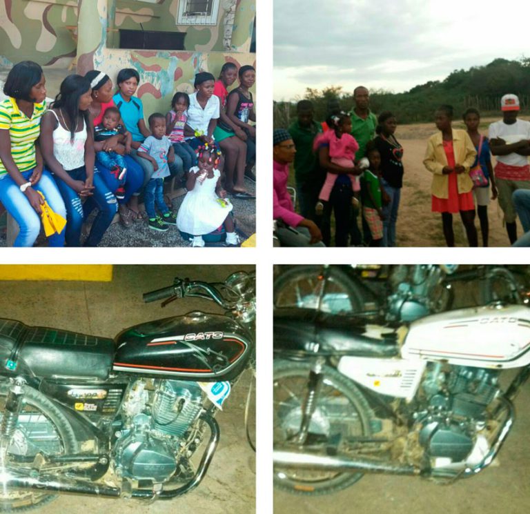 Detienen en la frontera motociclistas transportaban haitianos indocumentados
