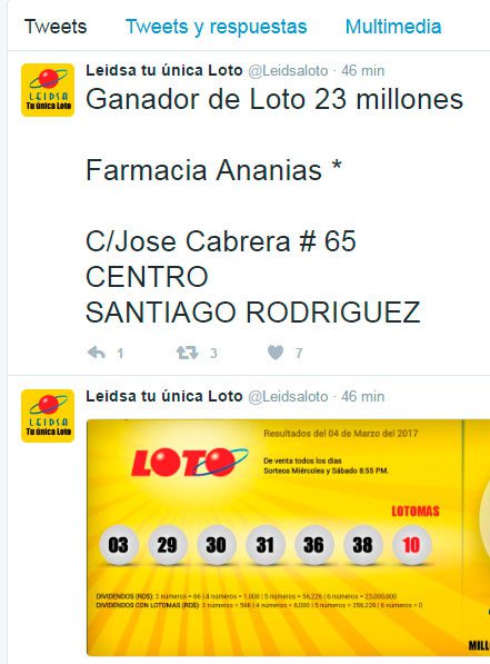 Nuevo millonario en Sabaneta