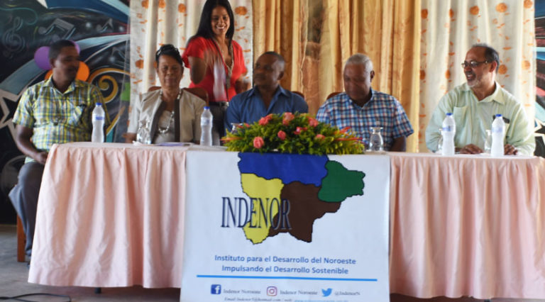 INDENOR concluye con acto proyecto “construcción módulos sanitarios” en la comunidad de Laguneta