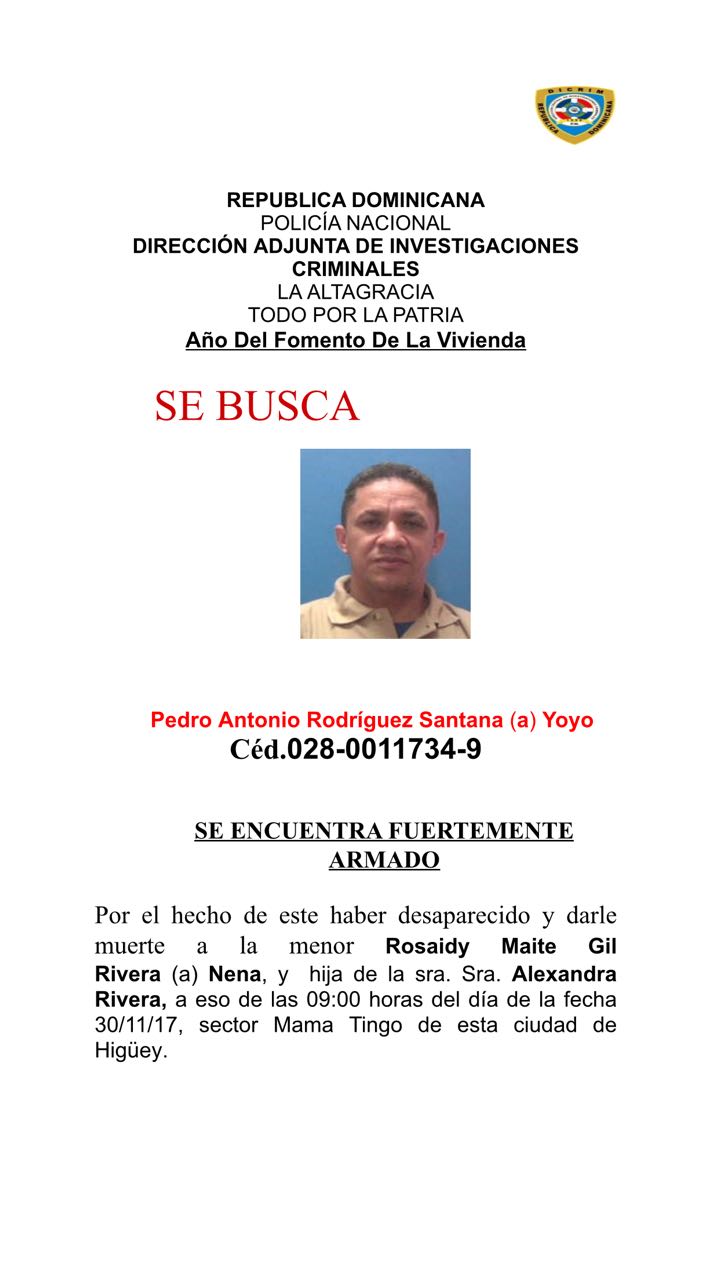 Perfil del hombre señalado como sospechoso en muerte de menor de 11 años 1 Perfil del hombre señalado como sospechoso en muerte de menor de 11 años