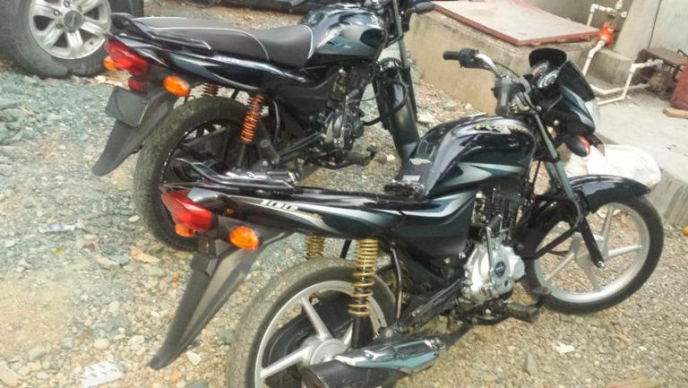 PN en Santiago Rodríguez recuperan dos motocicletas