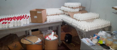 Cierran una fábrica de medicamentos falsificados y apresan dos personas