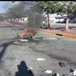 Vea en fotos y video como transcurre en paro laboral del Cibao 7 image5