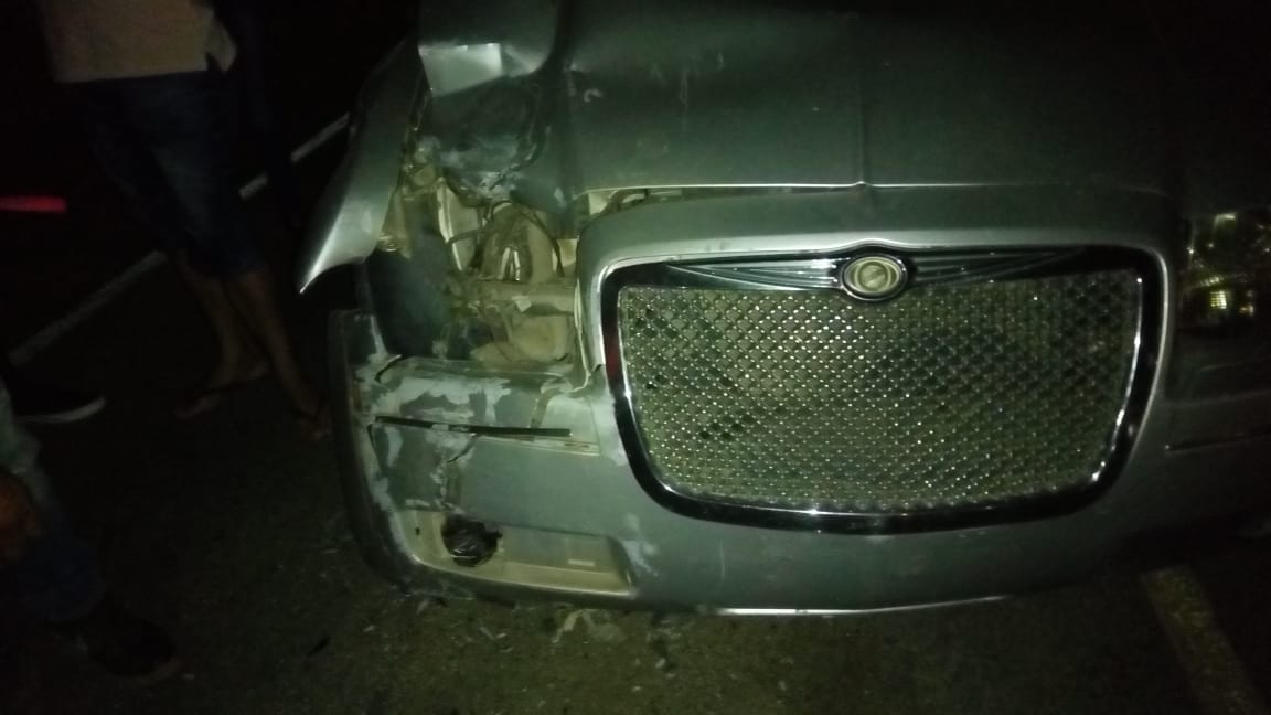 Accidente en Mata del Jobo deja un herido 1 Accidente Mata Jobo 2019 1