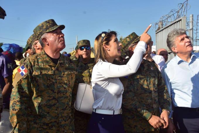 ONU recorre frontera con altos mandos RD