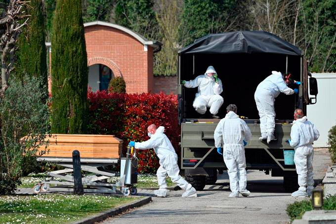 Italia muertos infectados FE
