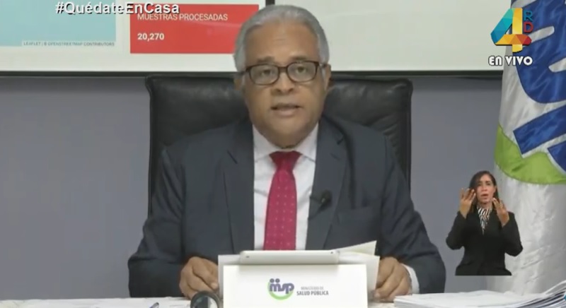 Ministro reporta apenas dos muertos y 206 nuevos contagios por COVID-19 1 ac