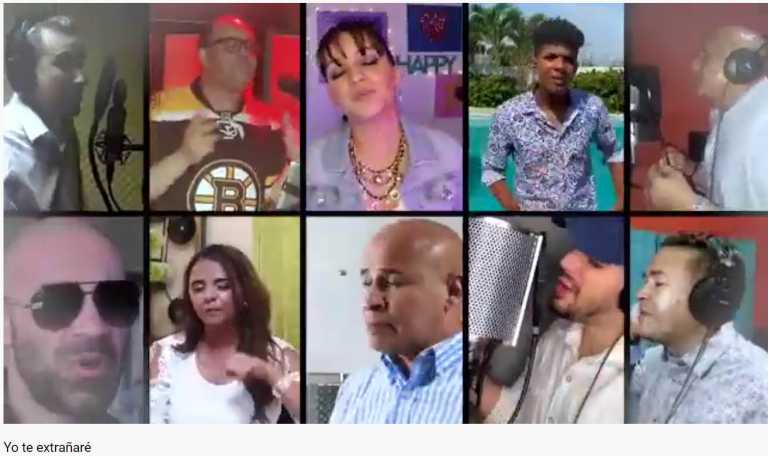 Santiagorrodriguenses lanzan merengue (+vídeo)