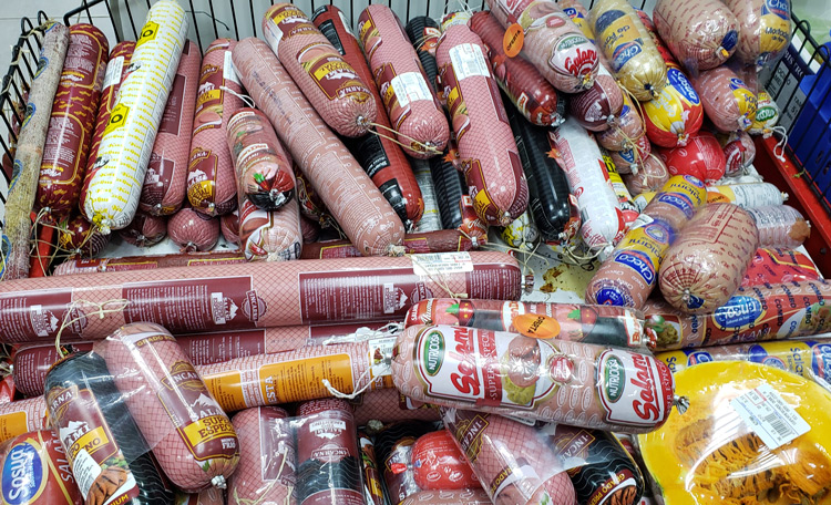 Aumentos de precios cuestionan “el cambio” 3 Comidas crudas salami 2