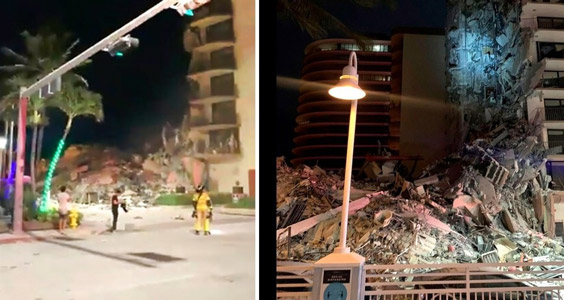 MIAMI: Se derrumba edificio de 12 plantas cerca de playa; hay un muerto 3 MIAMI: Se derrumba edificio de 12 plantas cerca de playa; hay un muerto