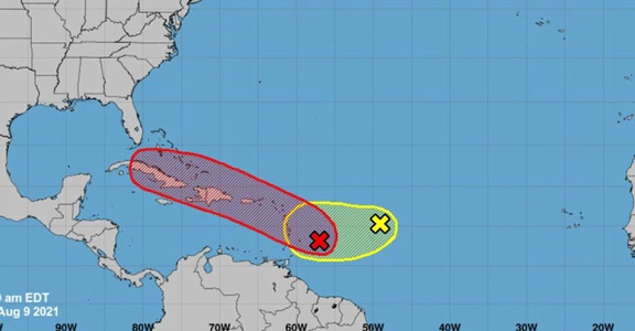 Depresión tropical generaría lluvias e inundaciones en RD desde miércoles