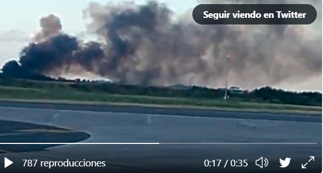 Nueve personas iban a bordo del avión que se precipitó en Las Américas